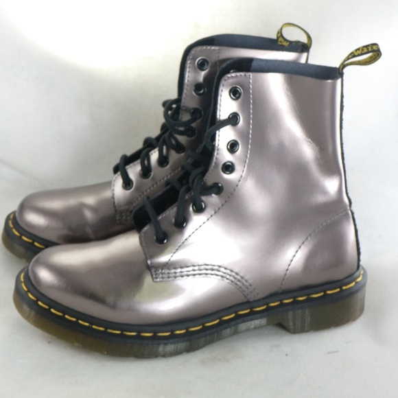 Dr. Martens Shoes - DR. MARTENS 1460 Pascal Pewter Bronze Boots